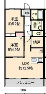 ODIN【2階】の間取り