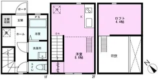 グランセットメゾン新越谷I【1階】の間取り