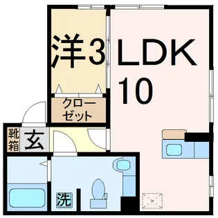 ドエルS【2階】の間取り