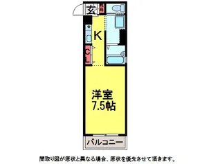 ベルテ酒々井【3階】の間取り