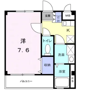 アンソレイユ・ST【1階】の間取り