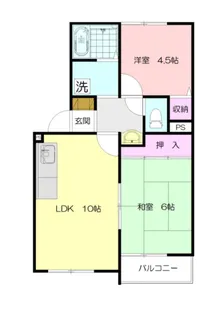 サンクレールIII【1階】の間取り