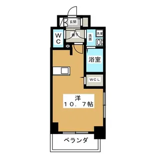 プレサンス池下トレス【13階】の間取り