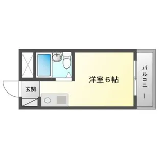 ヴィラ守口【3階】の間取り