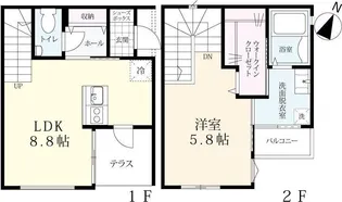 プレミアム北多久の間取り