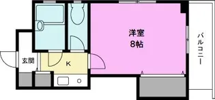 イチブコーポ【2階】の間取り