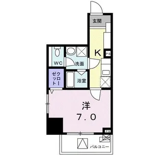 SASON【8階】の間取り