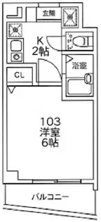アレグリアスマンション【1階】の間取り