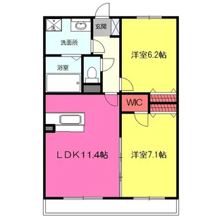 グランデージ【1階】の間取り