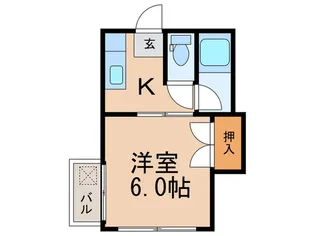 汐見オークランドハイツ【2階】の間取り