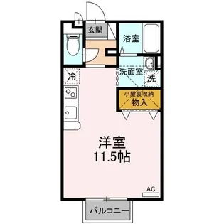 メゾンモナリエ【2階】の間取り