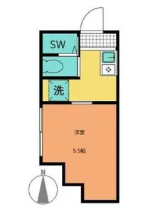 LandSitz六町【1階】の間取り