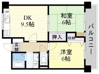 グレイスピア夕凪【4階】の間取り