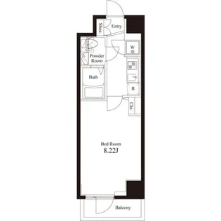 アペルト西新宿【3階】の間取り