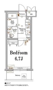 アクサス新中野【4階】の間取り