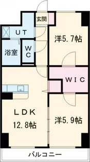 アグレアーブル【3階】の間取り