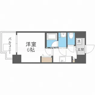 スプランディッド阿倍野【5階】の間取り