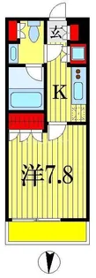 ヒューリックレジデンス千葉中央【3階】の間取り