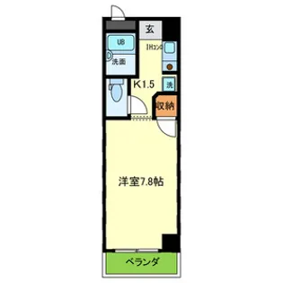 ドムール若山【2階】の間取り