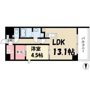 Viare storia【13階】の間取り