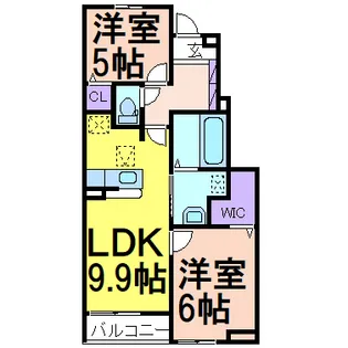 グランガーデン【1階】の間取り