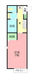ベルヴィルI【2階】の間取り