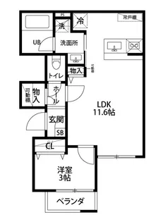 Luce【1階】の間取り