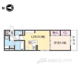 GRAMM西伊達【1階】の間取り