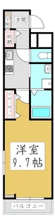 レジメント岸川【3階】の間取り