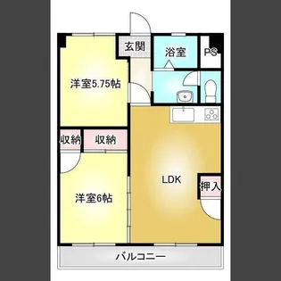 アーバンコート泉宮【4階】の間取り