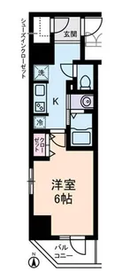 ライジングプレイス亀戸【2階】の間取り