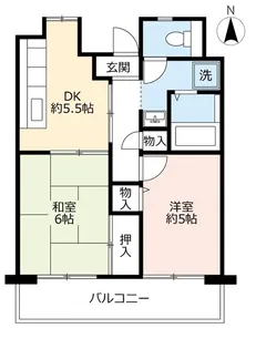 URアーバンラフレ滝子【6階】の間取り