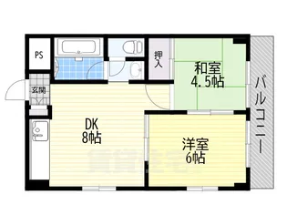 グラシオコハマ【3階】の間取り