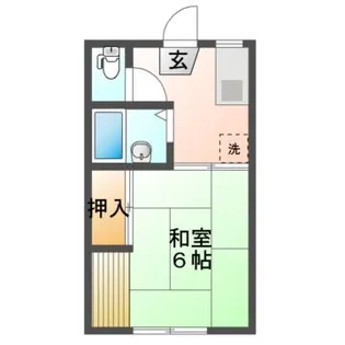 サンリバーハセガワ【1階】の間取り