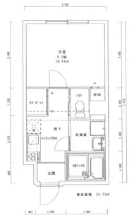 ライオンズマンション神奈川新町【1階】の間取り