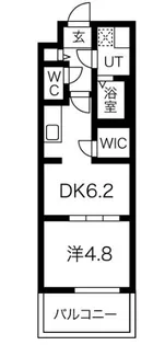 ファステート京都壬生フィエロ【2階】の間取り