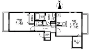 クレスタ【1階】の間取り
