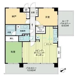 ライオンズマンション津田沼南【6階】の間取り