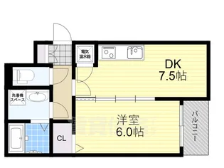ART TENDO EAST【3階】の間取り