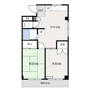 コーポラスノグチ【3階】の間取り