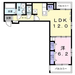 リョーブ【2階】の間取り