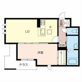 St.Merry【1階】の間取り