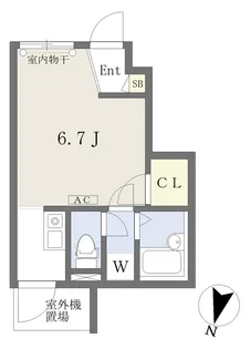 IXO 浜田山【1階】の間取り