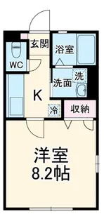 リラ行田【2階】の間取り