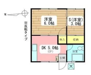 ヒルハウス【1階】の間取り