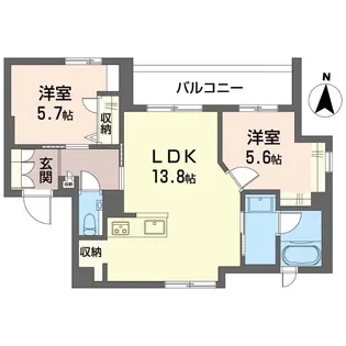 協榮ビルディング【3階】の間取り