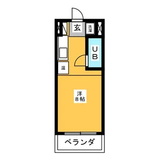 サンシティー今渡【3階】の間取り