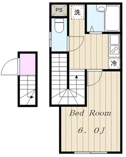 レオパレスING(21587)【2階】の間取り