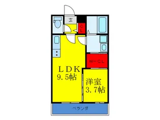 トレ ルッチョラ【1階】の間取り