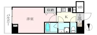 フュージョナル東日本橋【8階】の間取り